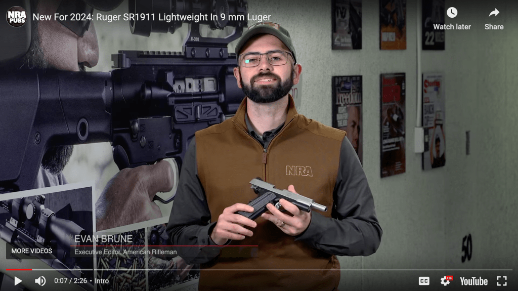 New For 2024: Ruger SR1911 Lightweight In 9 mm Luger&nbsp;(Video)